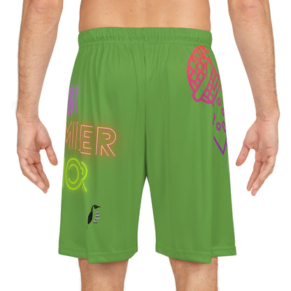 Basketball Shorts: Music Green