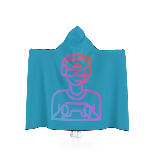Hooded Blanket: Gaming Turquoise