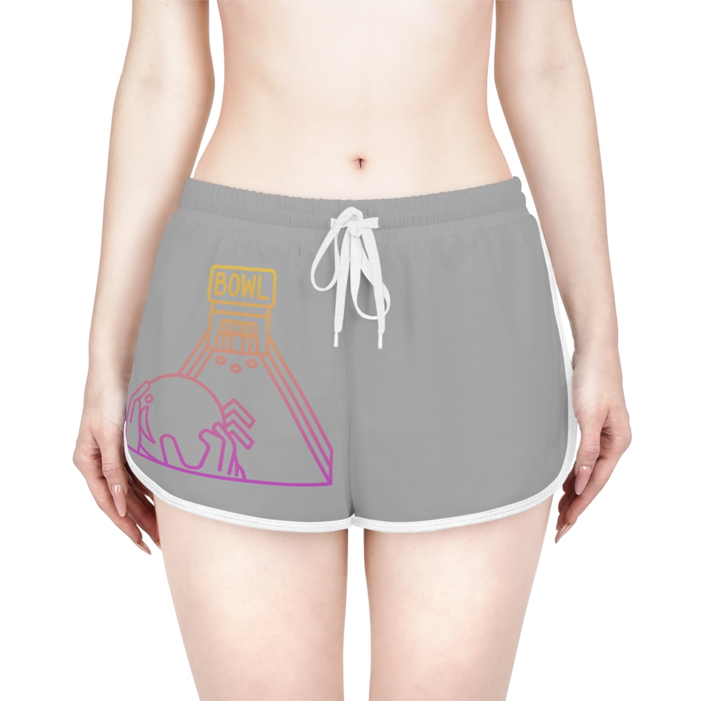 Women's Relaxed Shorts: Bowling Lite Grey