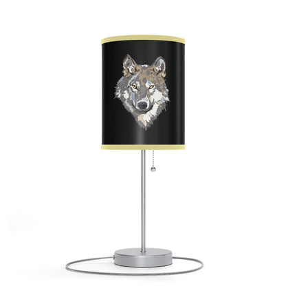 Lamp on a Stand, US|CA plug: Wolves Black