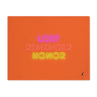 Placemat, 1pc: Lost Remember Honor Orange