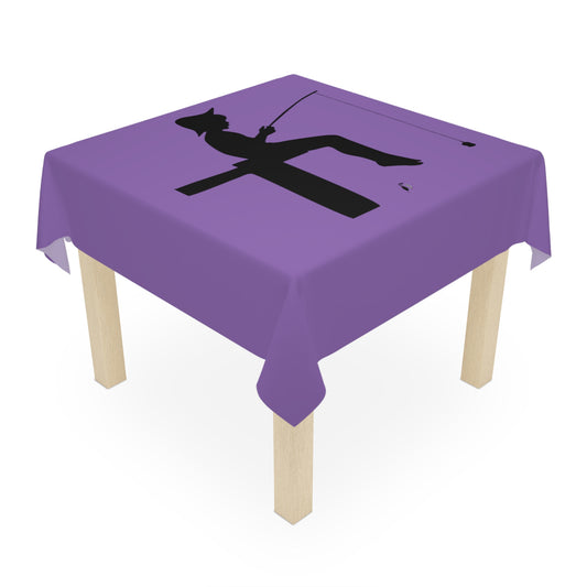 Tablecloth: Fishing Lite Purple