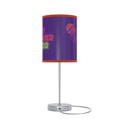 Lamp on a Stand, US|CA plug: Music Purple