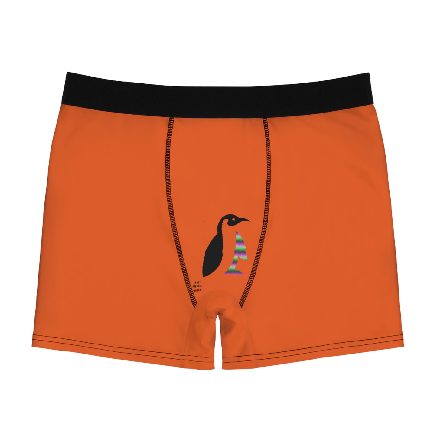 Men's Boxer Briefs: Skateboarding Orange