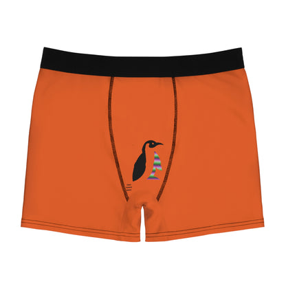 Men's Boxer Briefs: Skateboarding Orange