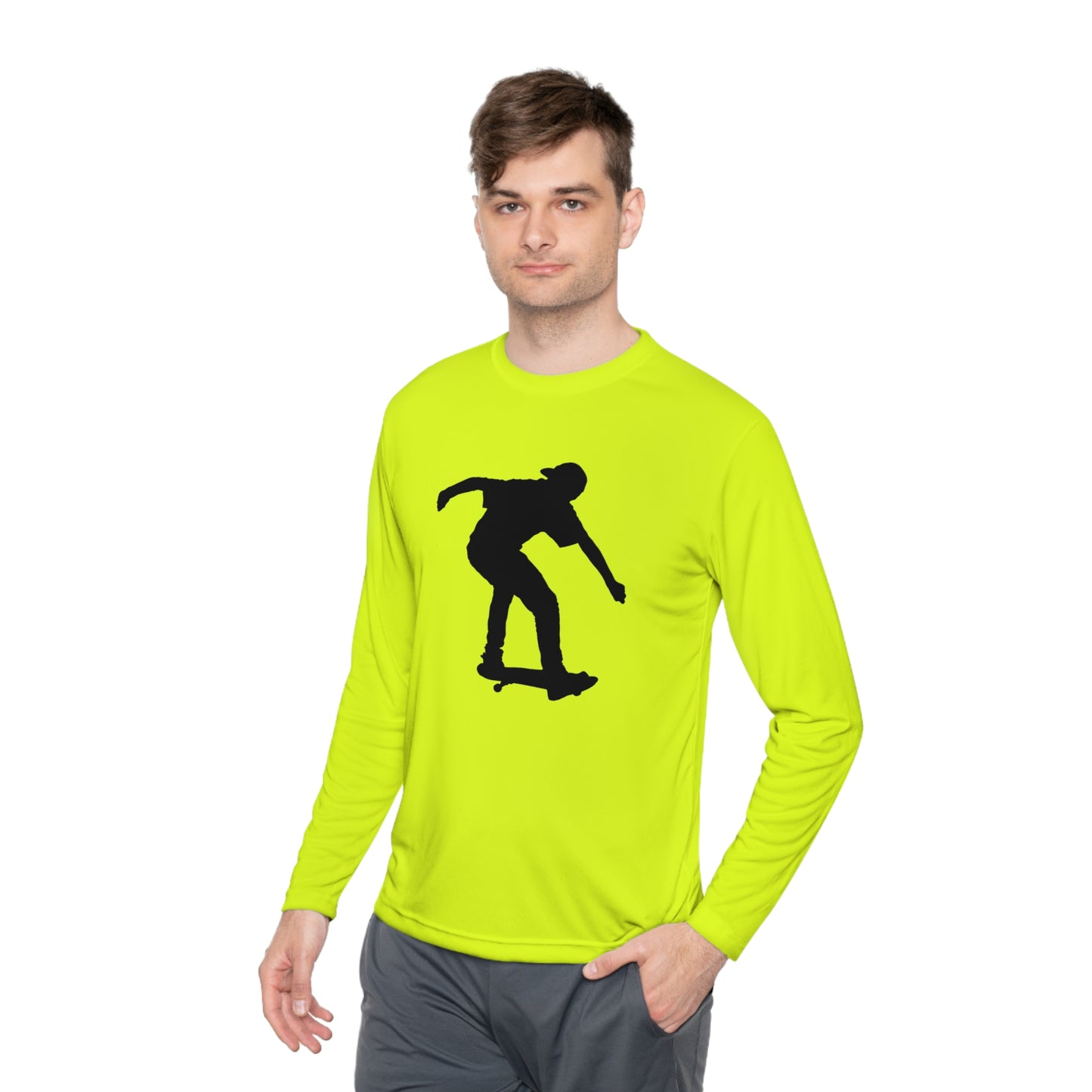 Lightweight Long Sleeve Tee: Skateboarding #1