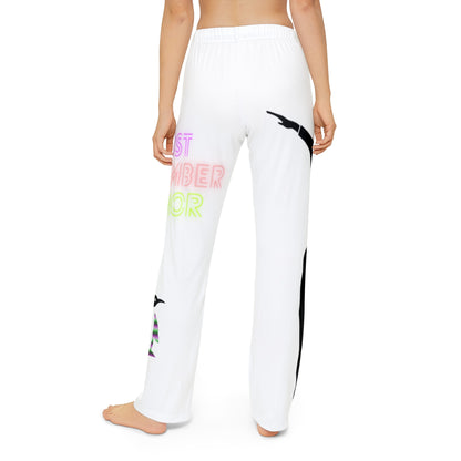 Kids Pajama Pants: Dance White