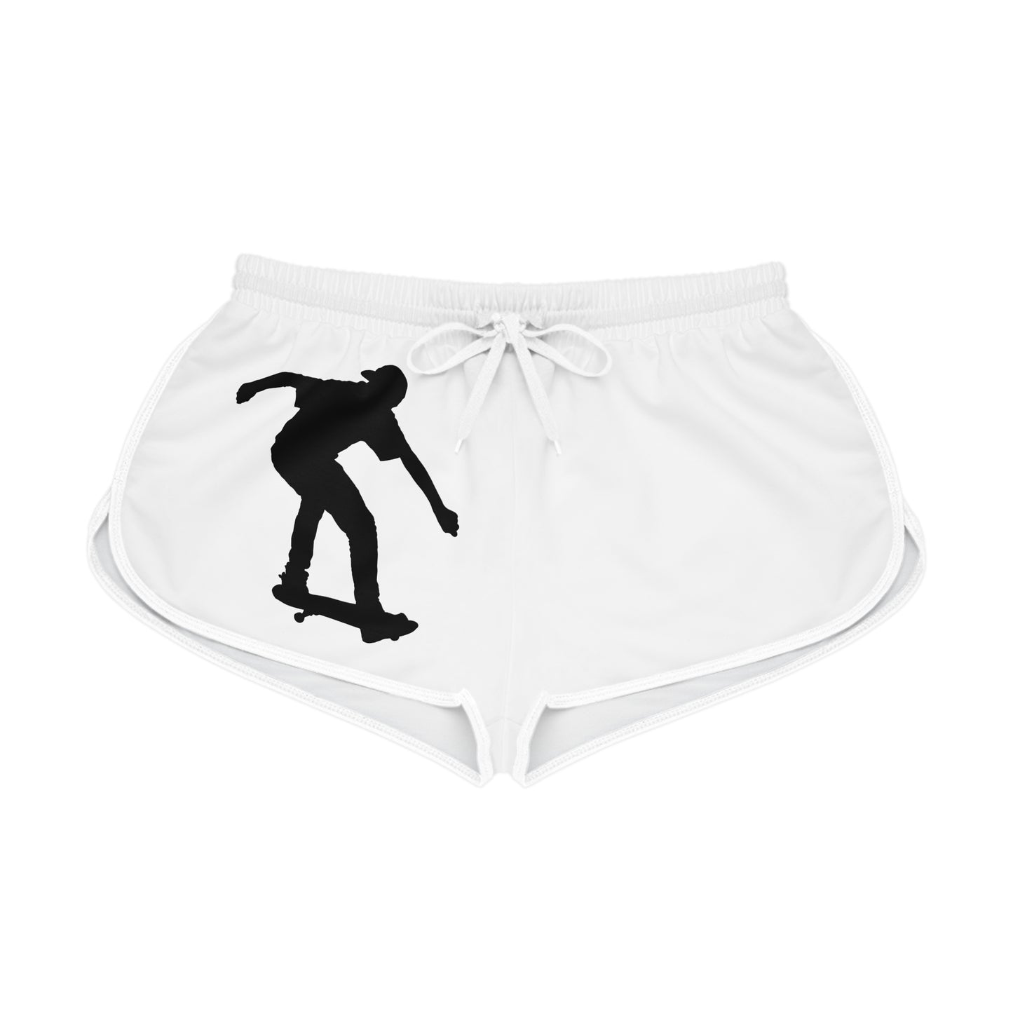 Women's Relaxed Shorts: Skateboarding White