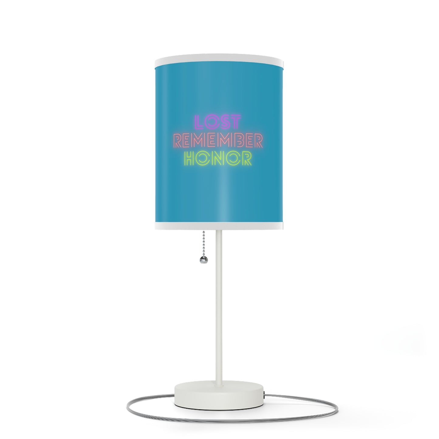 Lamp on a Stand, US|CA plug: Tennis Turquoise