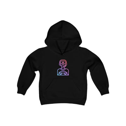 Youth Heavy Blend Hooded Sweatshirt: Gaming 