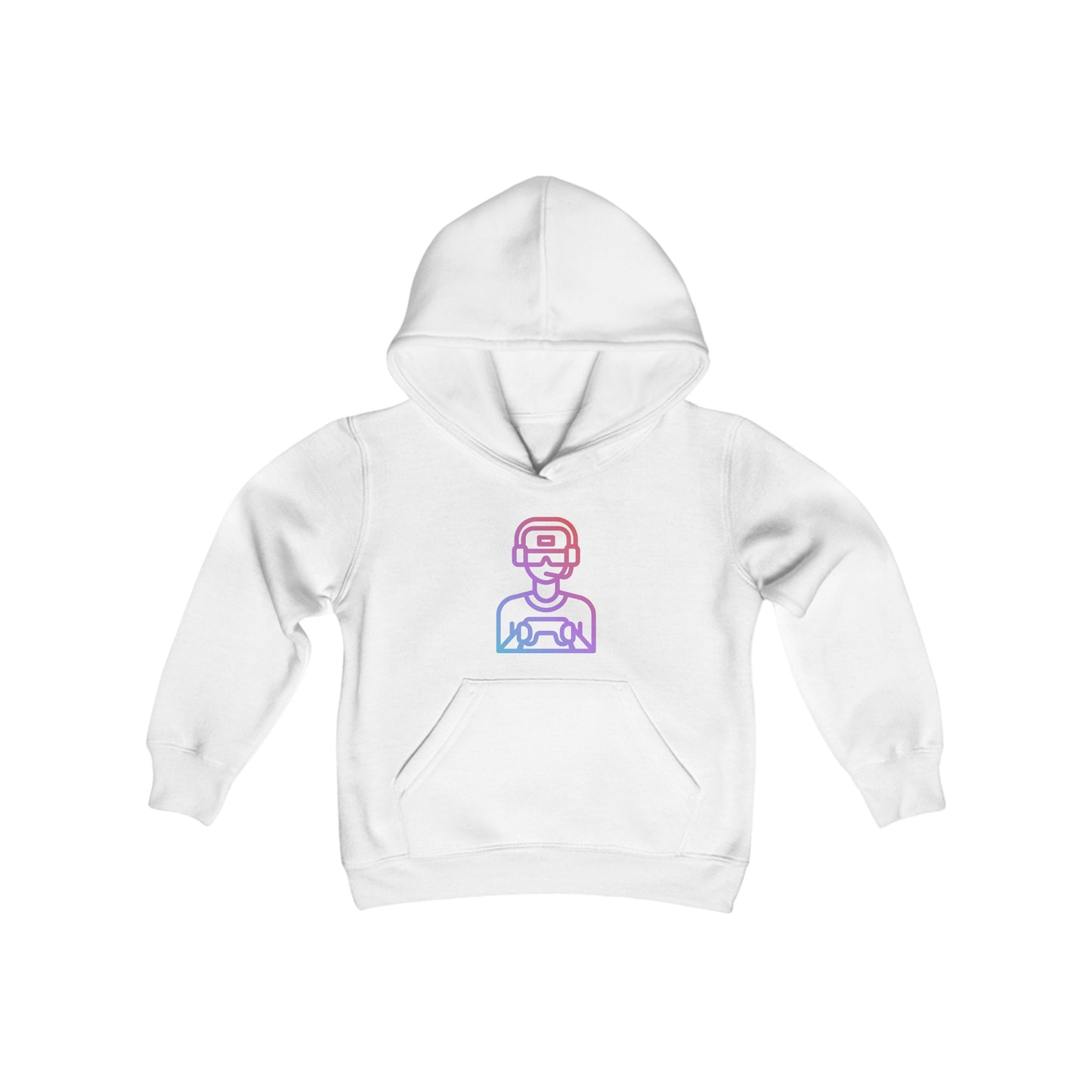 Youth Heavy Blend Hooded Sweatshirt: Gaming 