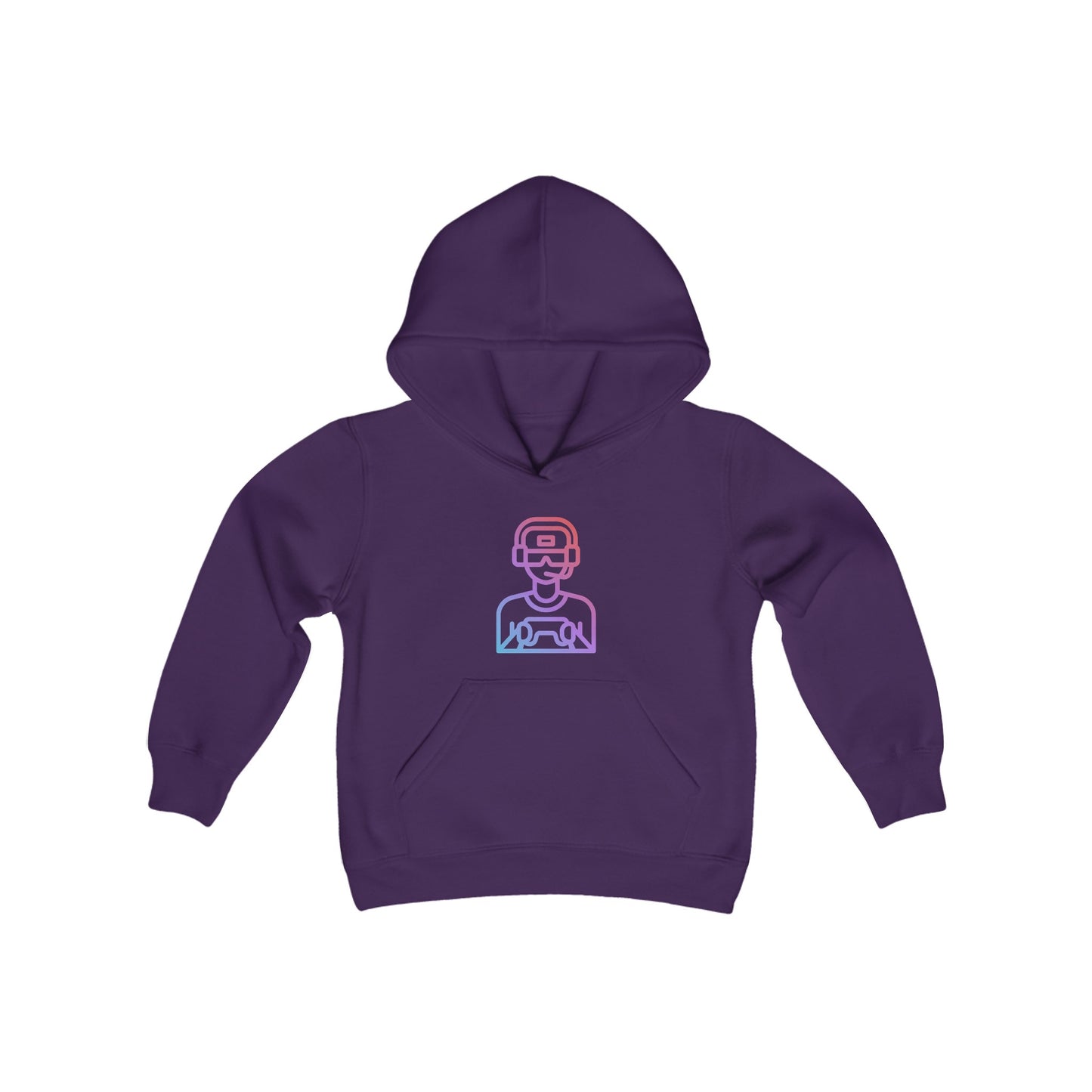 Youth Heavy Blend Hooded Sweatshirt: Gaming 