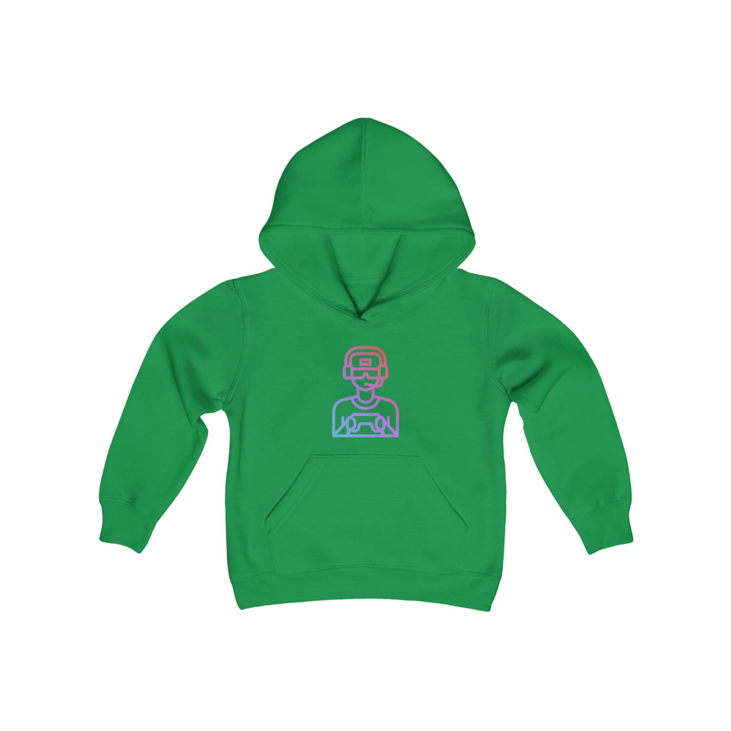 Youth Heavy Blend Hooded Sweatshirt: Gaming 