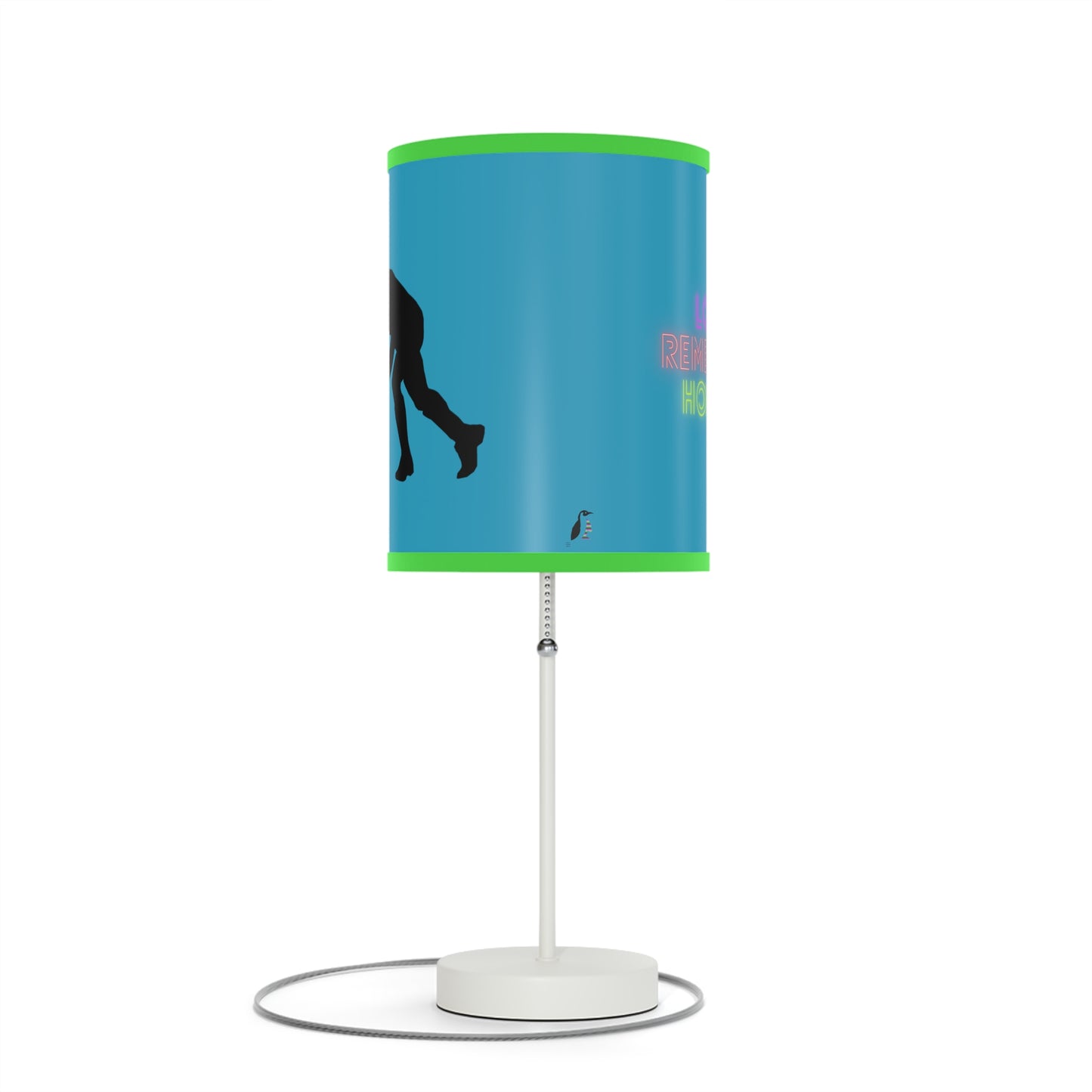 Lamp on a Stand, US|CA plug: Hockey Turquoise