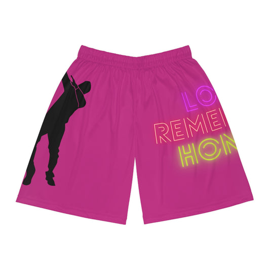 Basketball Shorts: Dance Pink