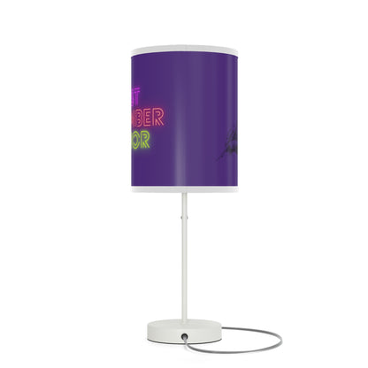 Lamp on a Stand, US|CA plug: Writing Purple