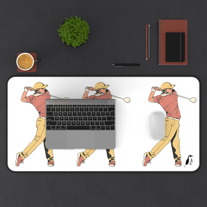 Desk Mat: Golf White