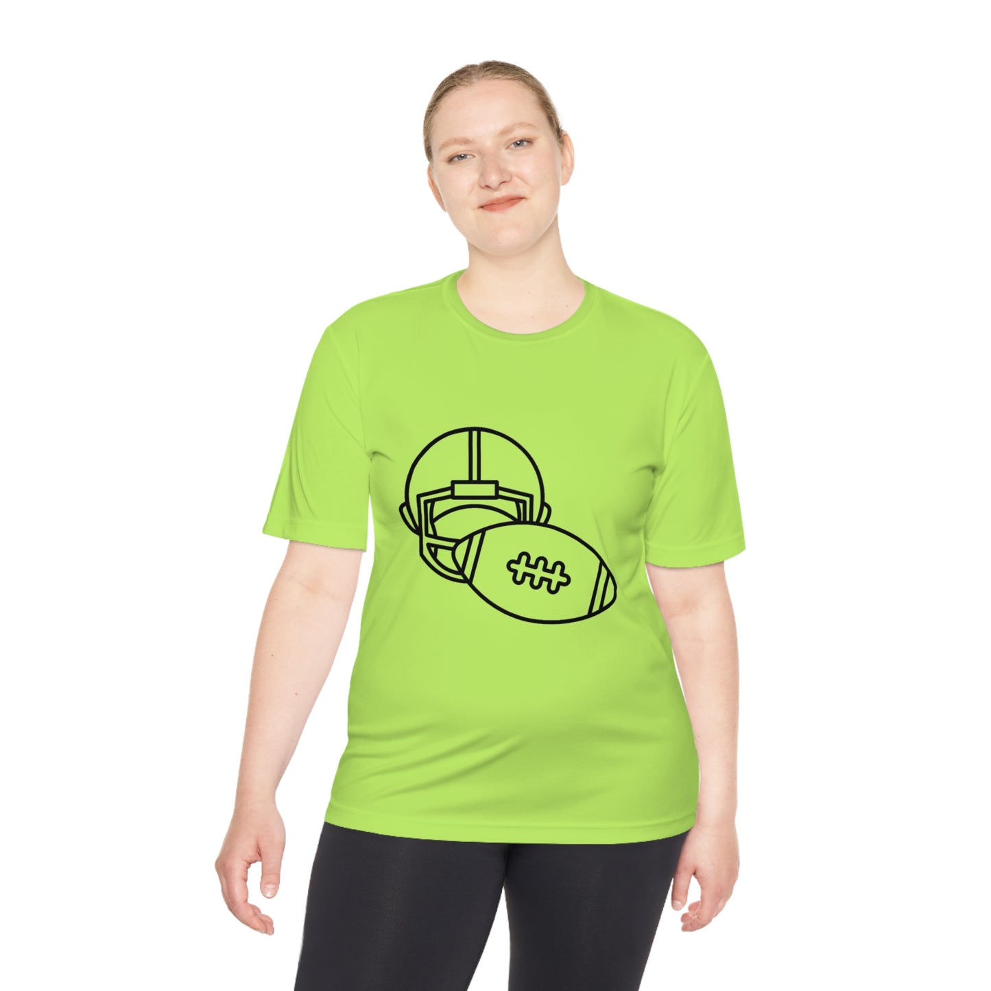 Moisture Wicking Tee: Football #2