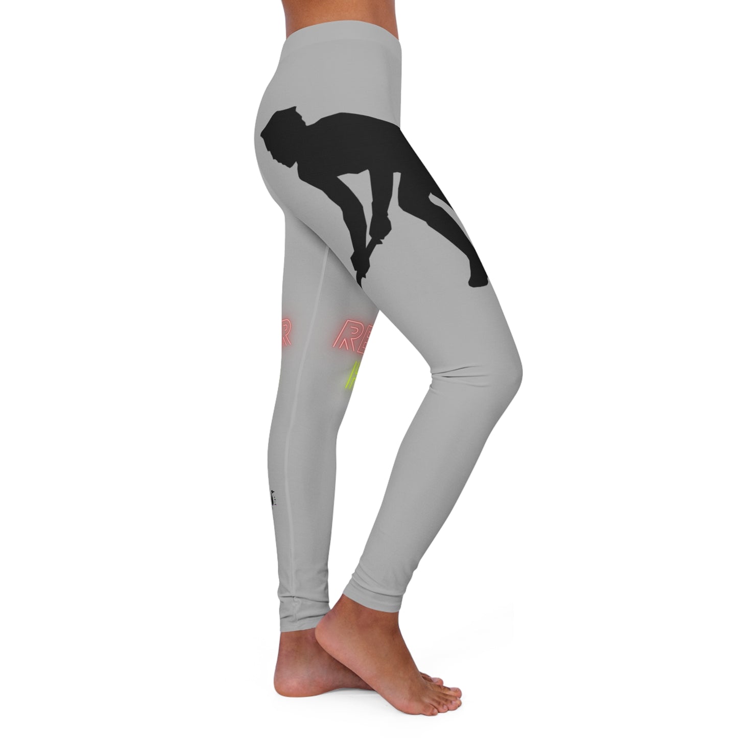 Women's Spandex Leggings: Hockey Lite Grey