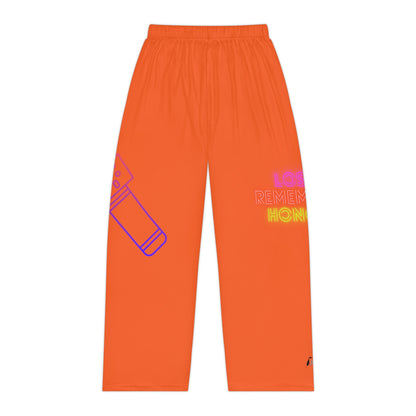 Pambabaeng Pajama Pants: Music Orange 