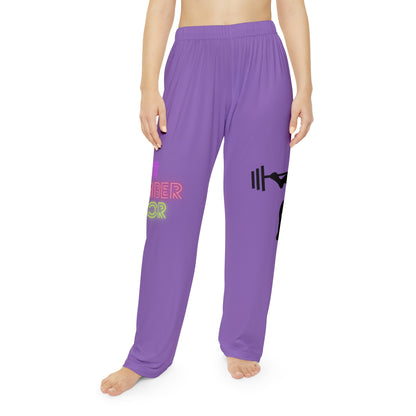 Pambabaeng Pajama Pants: Weightlifting Lite Purple 