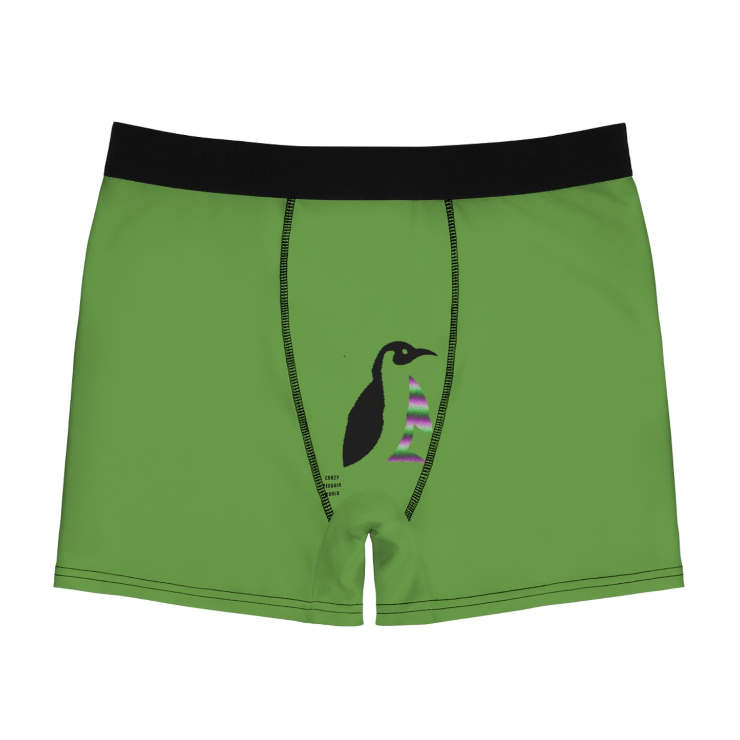 Men's Boxer Briefs: LGBTQ Pride Green