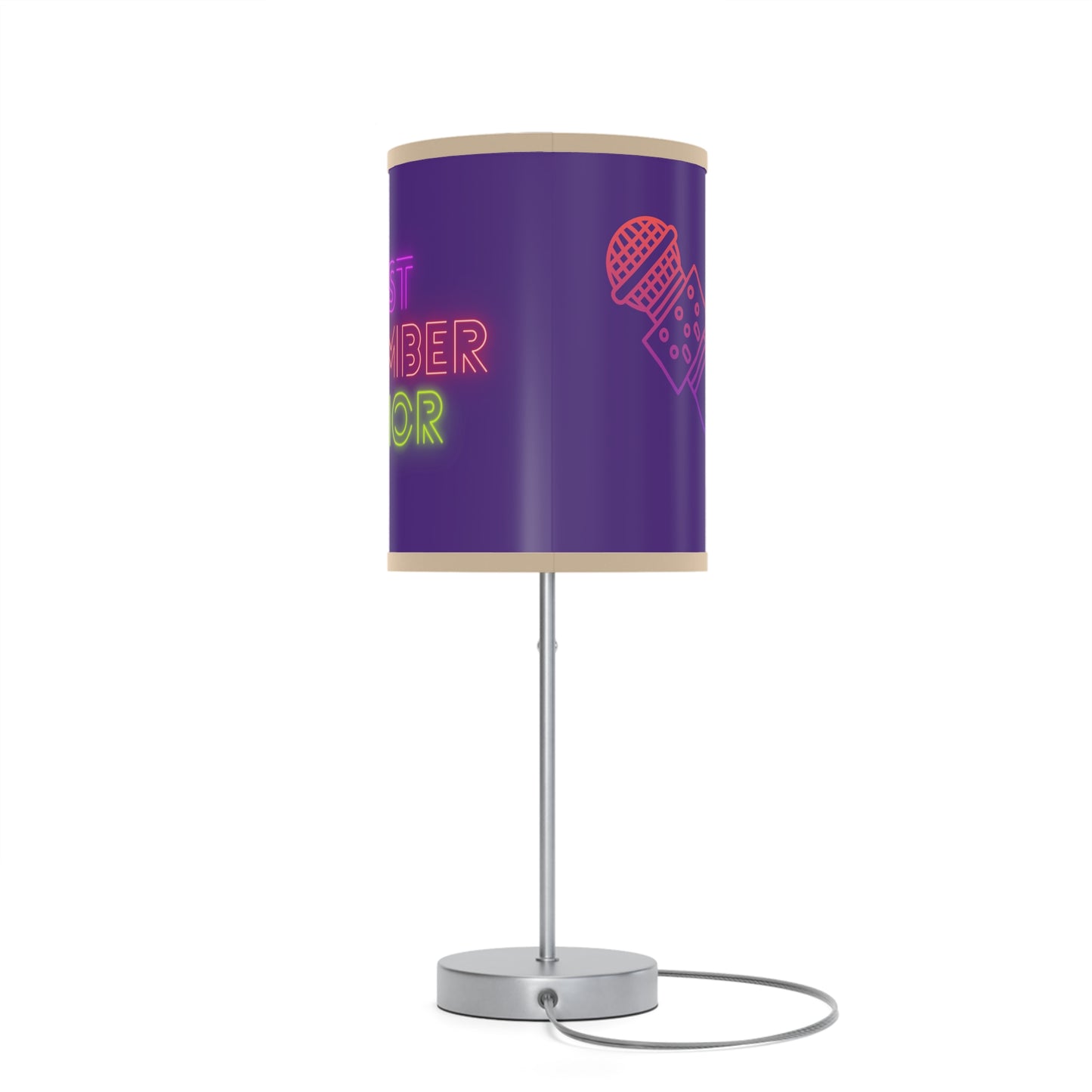 Lamp on a Stand, US|CA plug: Music Purple