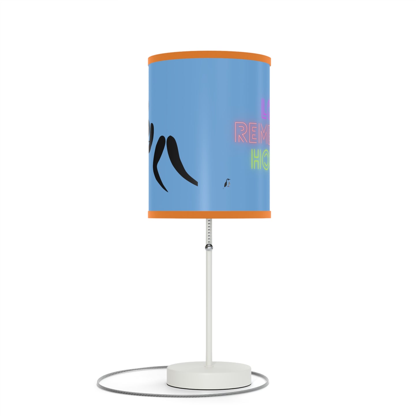 Lamp on a Stand, US|CA plug: Wrestling Lite Blue