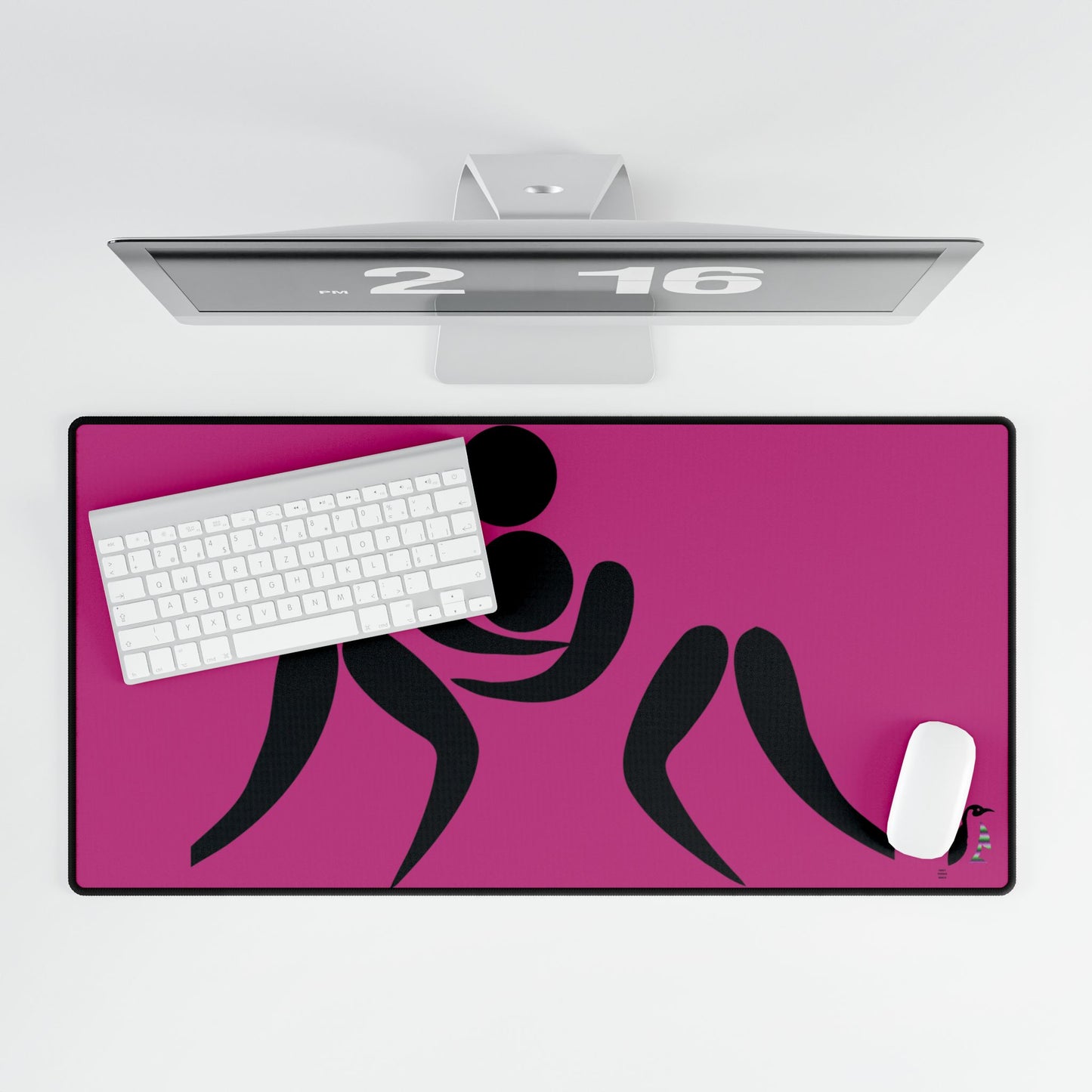 Desk Mats: Wrestling Pink