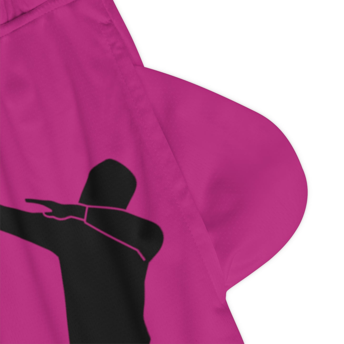 Basketball Rib Shorts: Dance Pink