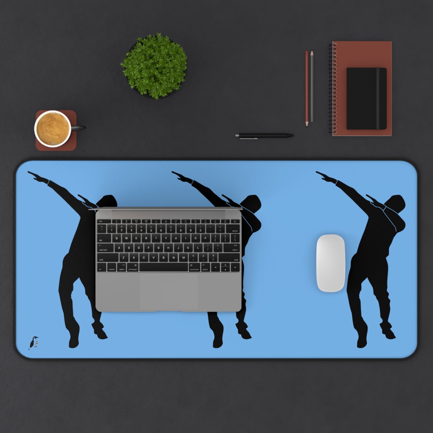 Desk Mat: Dance Lite Blue