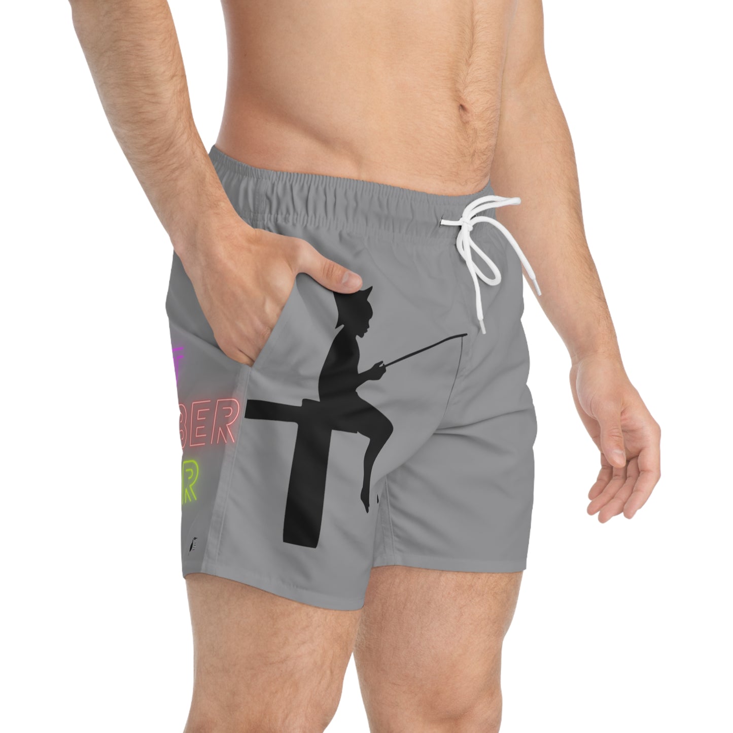 Swim Trunks: Fishing Grey