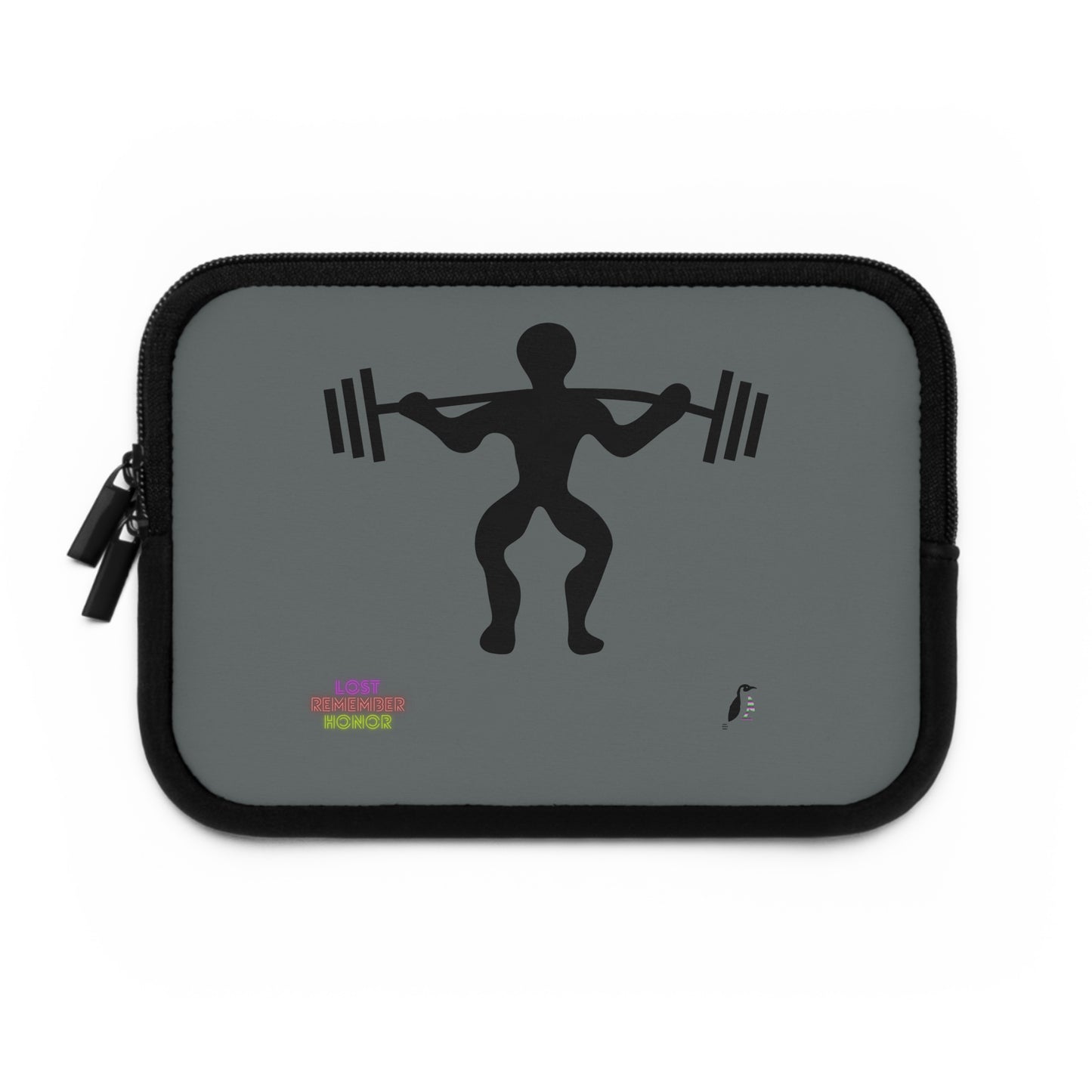 Laptop Sleeve: Weightlifting Dark Grey