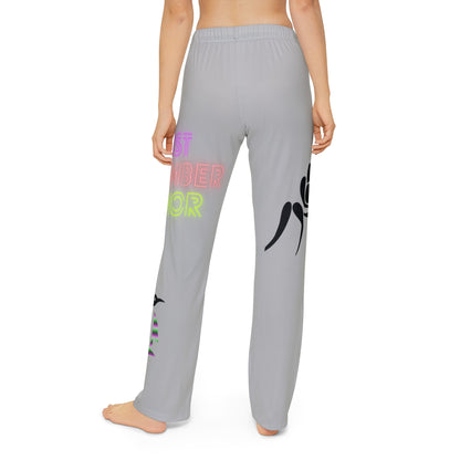 Kids Pajama Pants: Wrestling Lite Grey