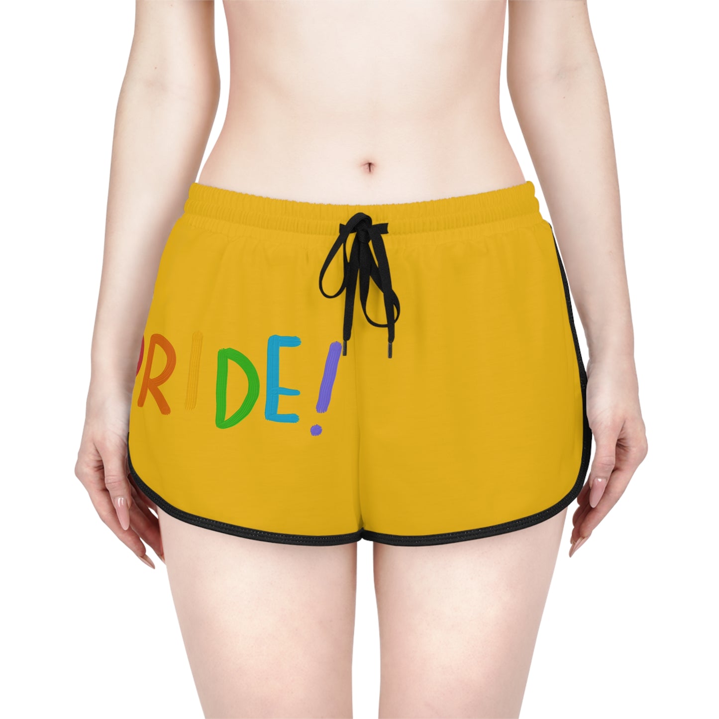 Women's Relaxed Shorts: LGBTQ Pride Yellow