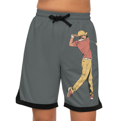 Basketball Rib Shorts: Golf Dark Grey