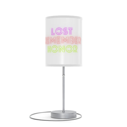 Lamp on a Stand, US|CA plug: Lost Remember Honor White 