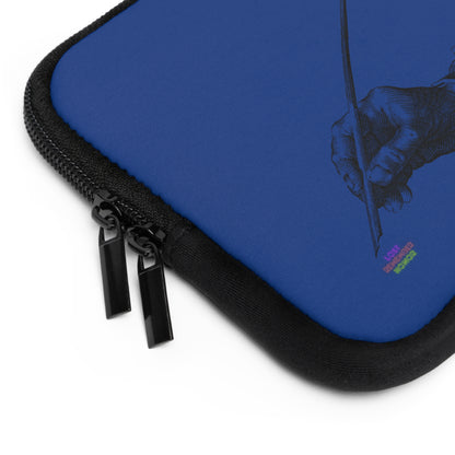 Laptop Sleeve: Writing Dark Blue