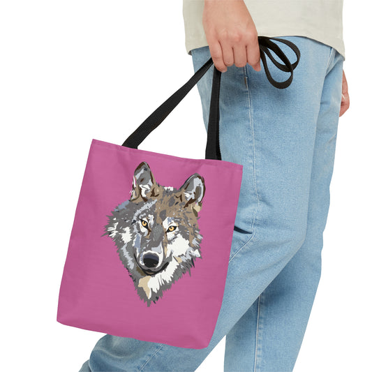 Tote Bag: Wolves Lite Pink