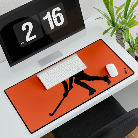 Desk Mats: Hockey Orange