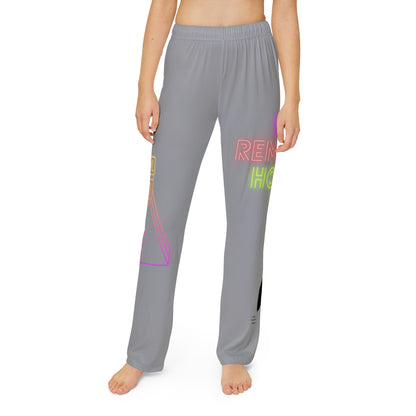 Kids Pajama Pants: Bowling Grey