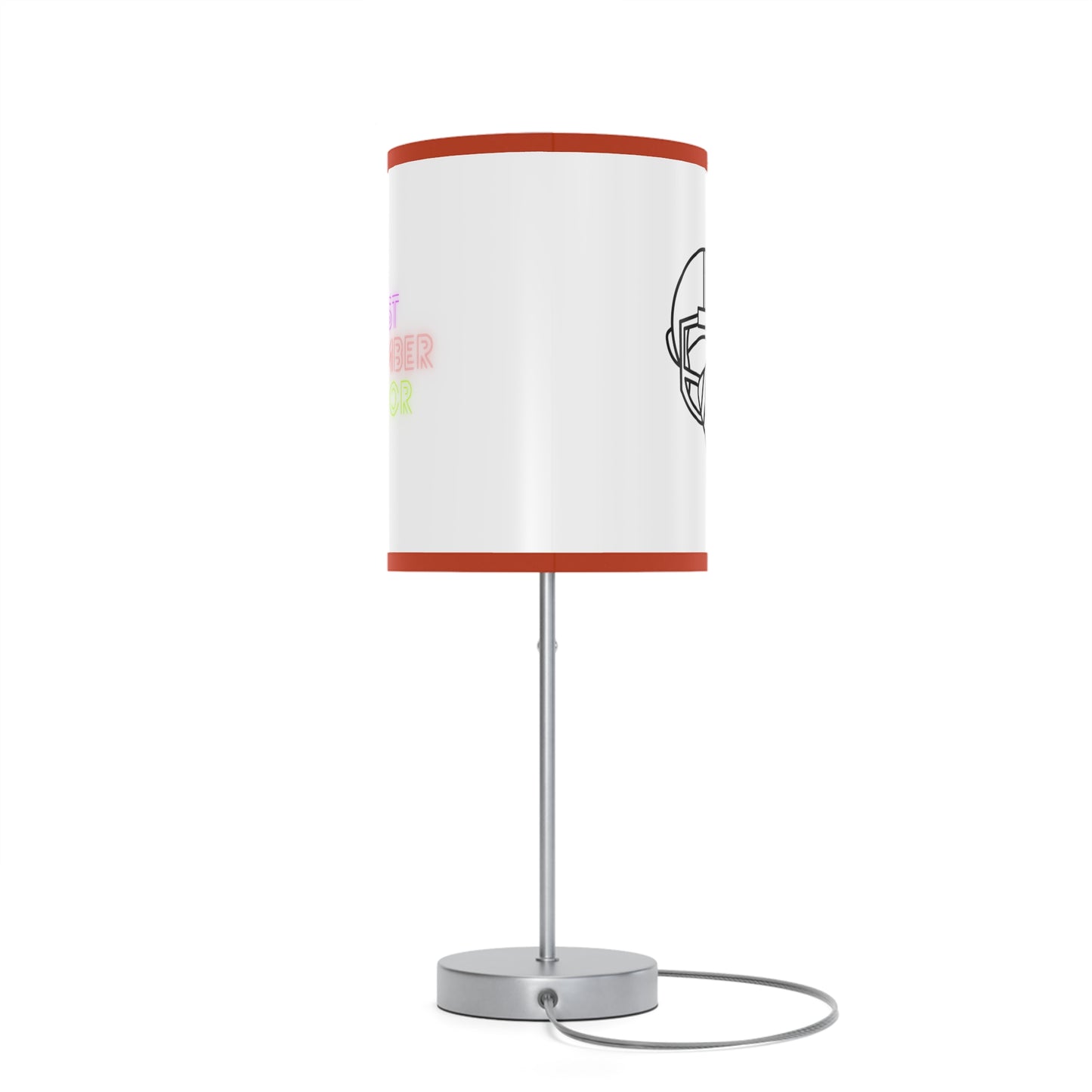 Lamp on a Stand, US|CA plug: Football White