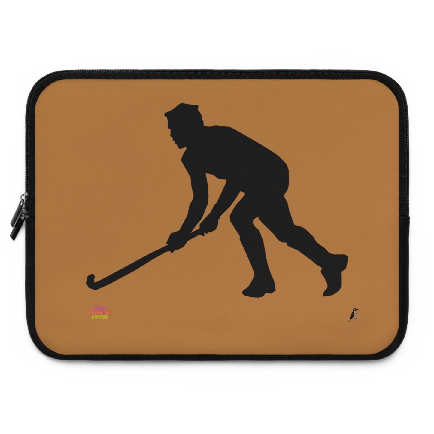 Laptop Sleeve: Hockey Lite Brown