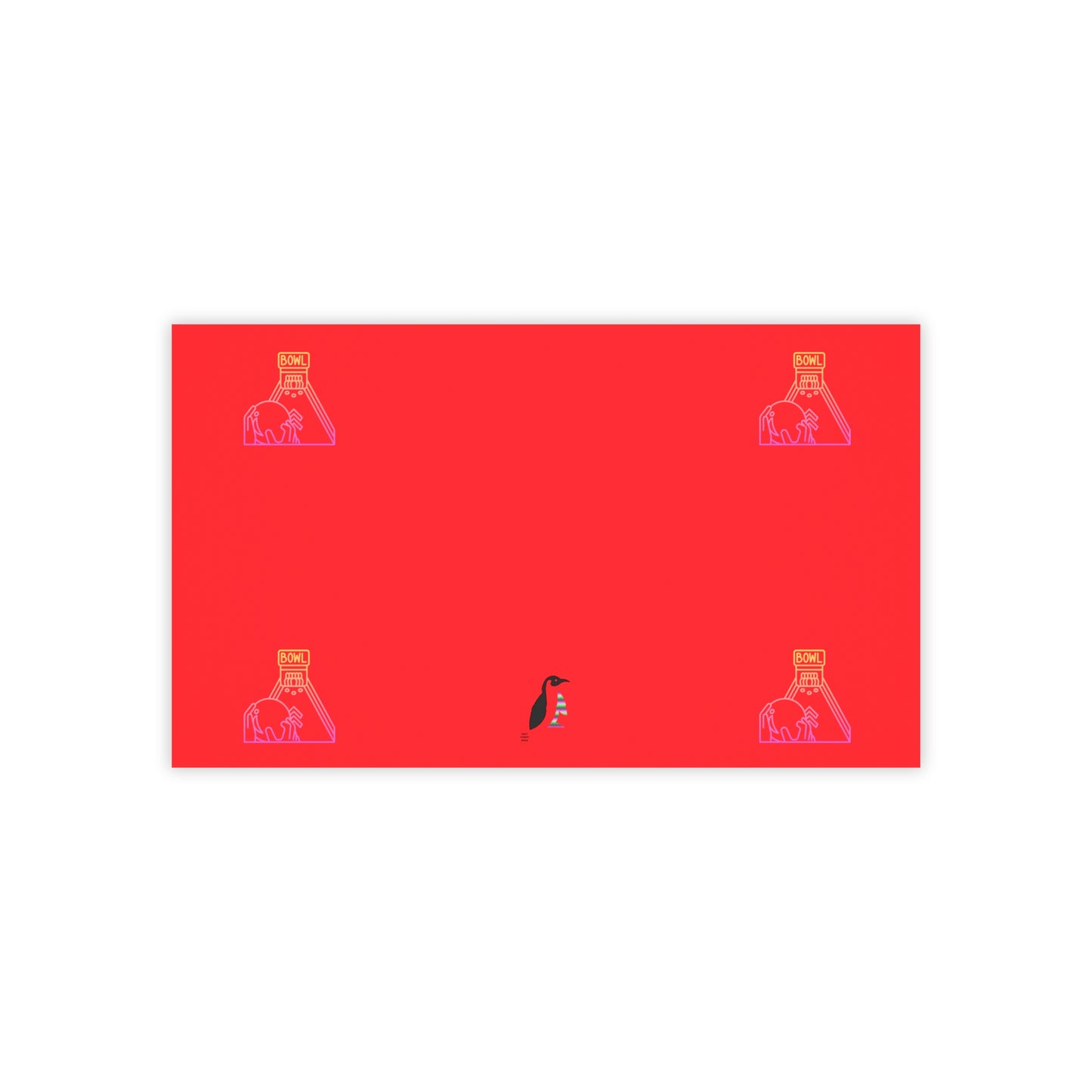 Post-it® Note Pads: Bowling Red