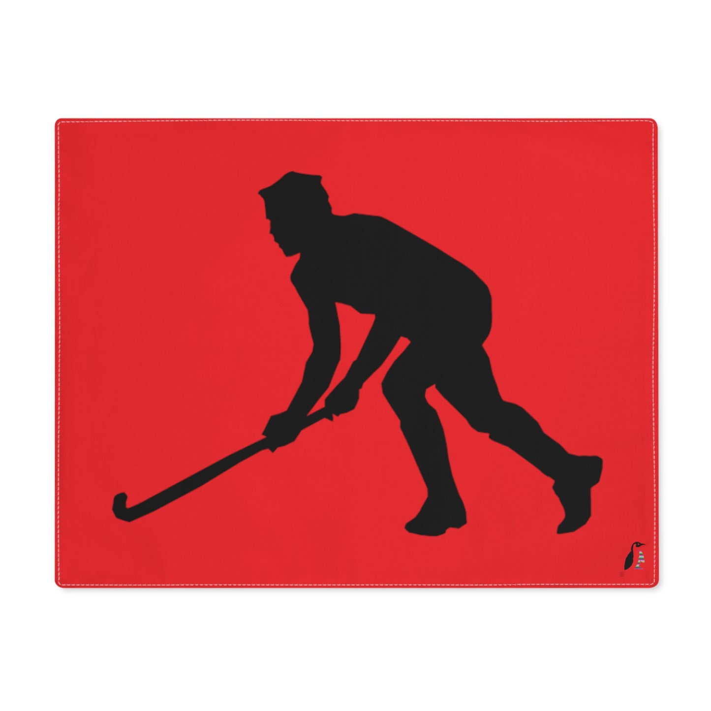 Placemat, 1pc: Hockey Red