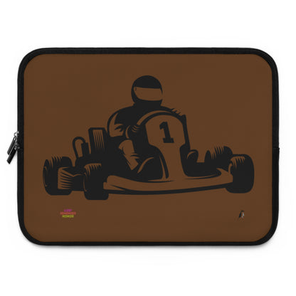 Laptop Sleeve: Racing Brown