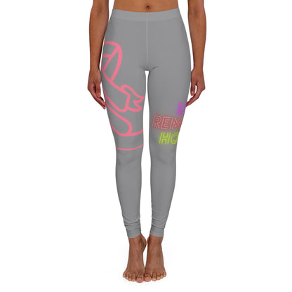 Women's Spandex Leggings: Fight Cancer Grey