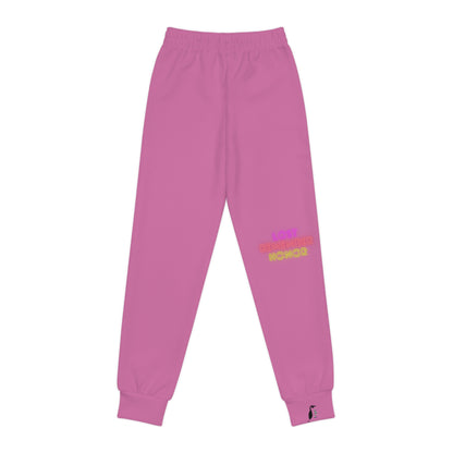 Youth Joggers: Weightlifting Lite Pink