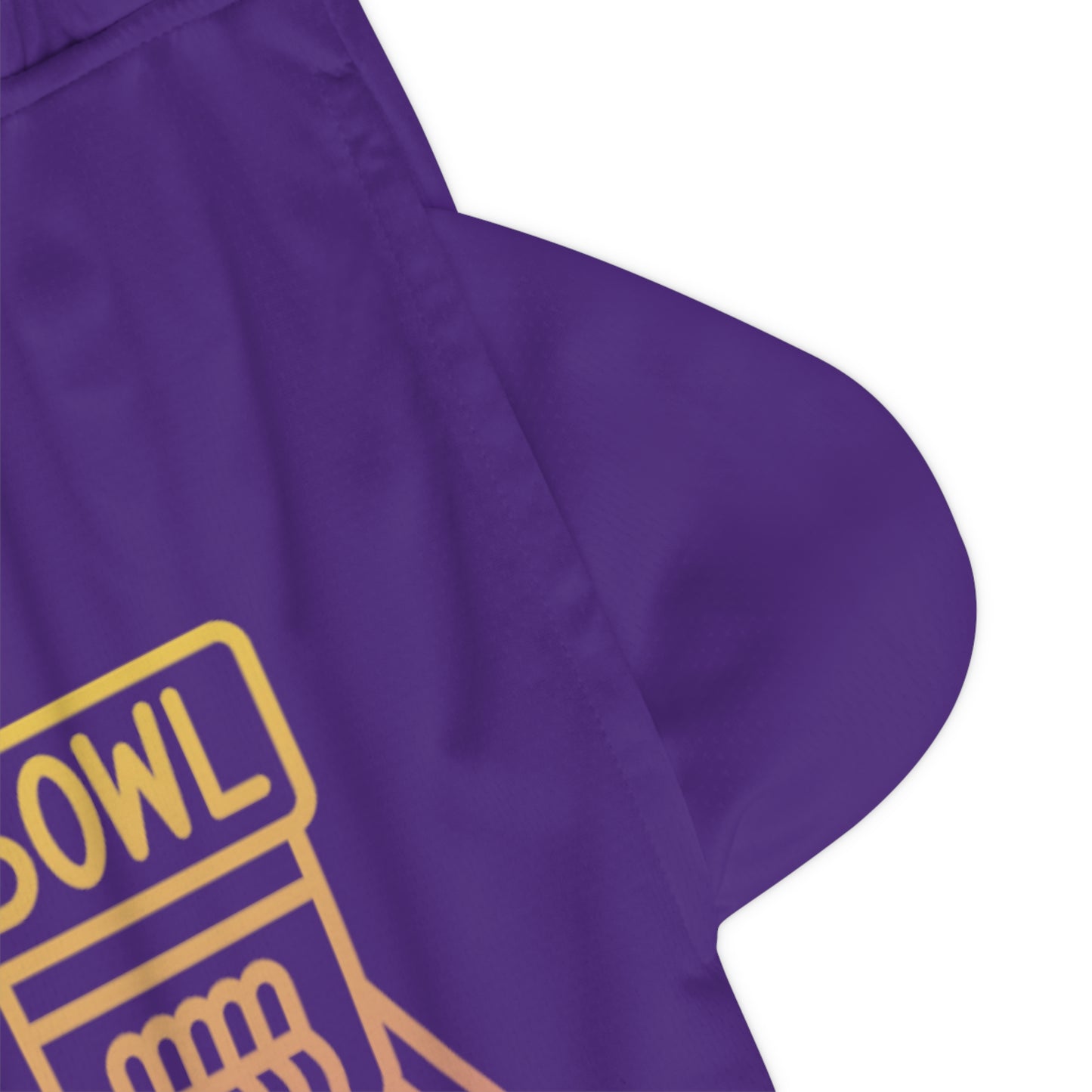 Basketball Rib Shorts: Bowling Purple