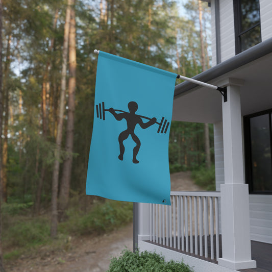 House Banner: Weightlifting Turquoise